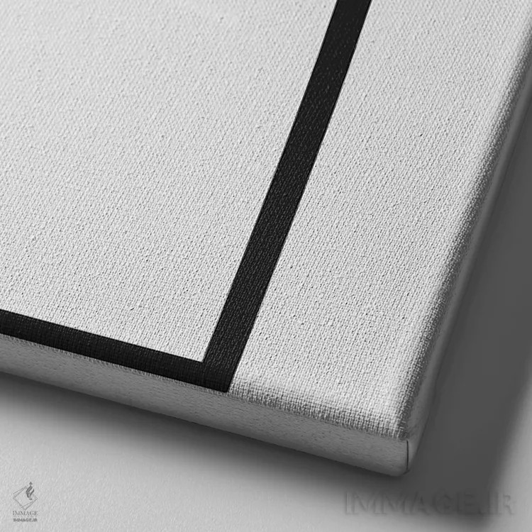 تابلو فکر کن اثر فلوران بُدار (هنرمند فرانسوی) - نمای نزدیک بافت بوم