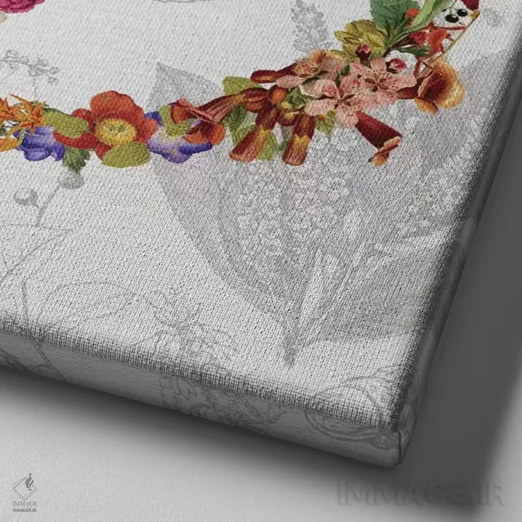 تابلو بوتیک بهاری شمارهٔ ۲ اثر فایو بای فایو کالکتیو - نمای نزدیک بافت بوم