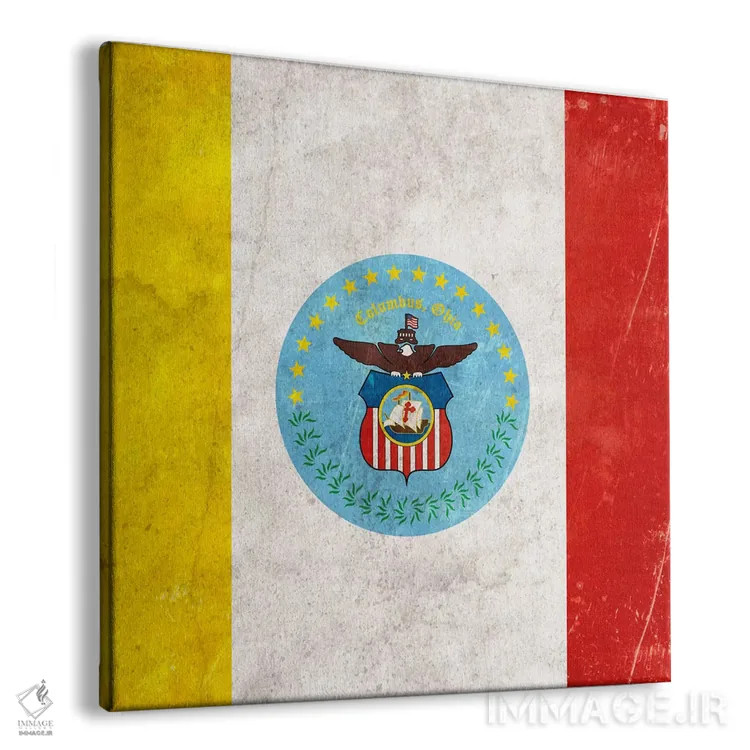 تابلو کلمبوس، اوهایو ۲ اثر آیکانواس (شرکت چاپ هنری) - نمای پرسپکتیو محصول