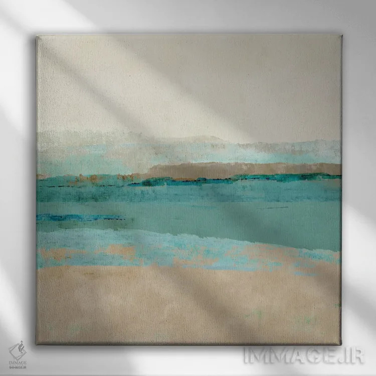 تابلو کف دریا ۲ اثر فلورا کوتا - نمای روبهرو روی دیوار