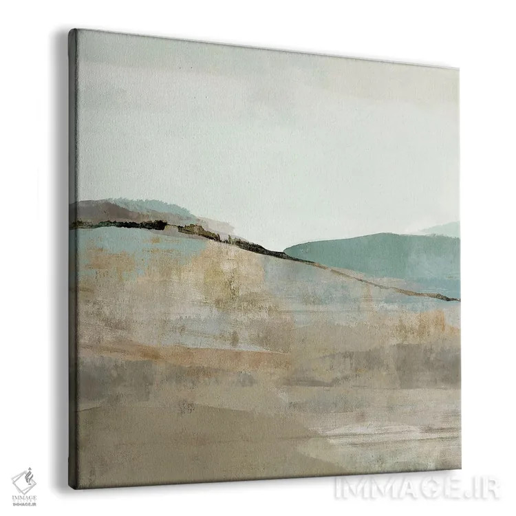 تابلو تپههای لیکلند ۳ اثر فلورا کوتا - نمای پرسپکتیو محصول