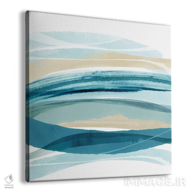 تابلو جریان سیروس ۱ (افق ابر) اثر فلورا کوتا - نمای پرسپکتیو محصول