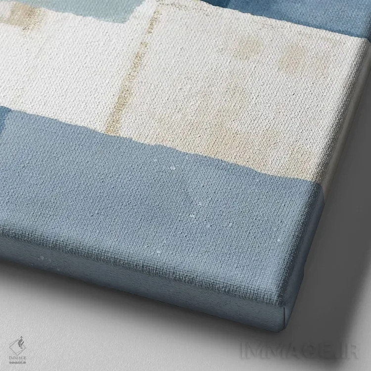 تابلو یک صبح نو ۳ اثر فلورا کوتا - نمای نزدیک بافت بوم