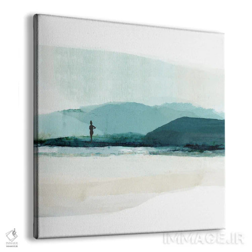 تابلو ماجراجویی ساحلی ۴ اثر فلورا کوتا - نمای پرسپکتیو محصول