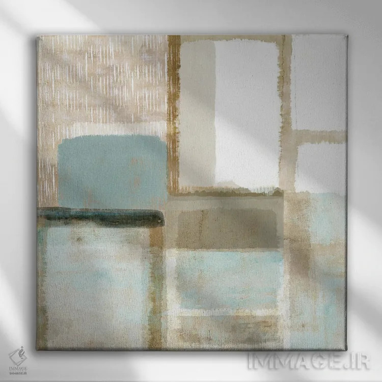 تابلو نور آفتاب زمستانی ۱ اثر فلورا کوتا - نمای روبهرو روی دیوار