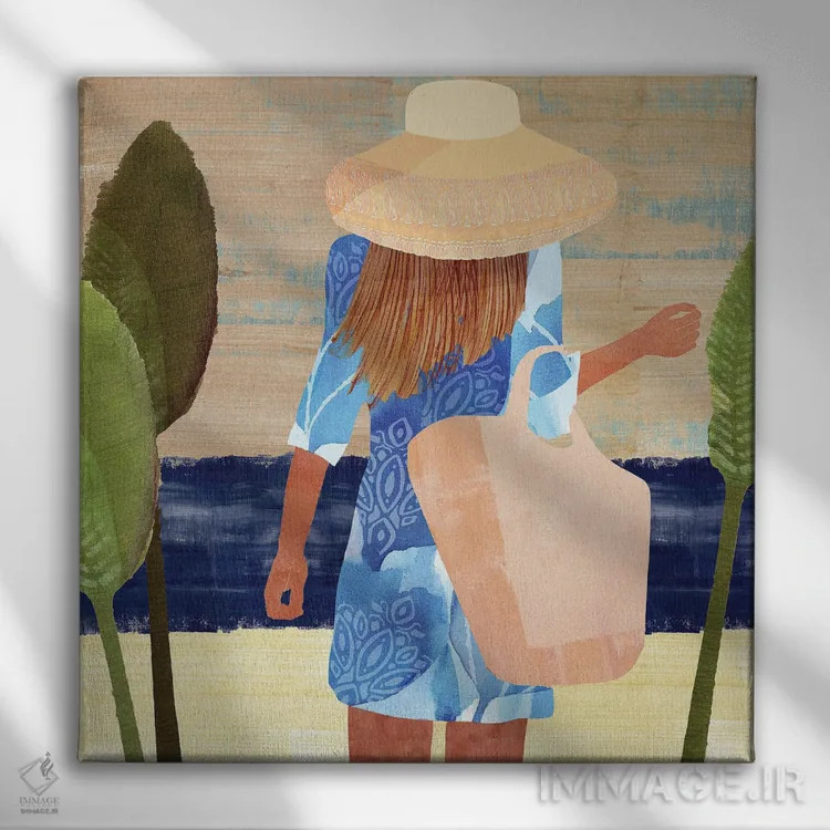 تابلو فرمنترا ۳ (جزیره در اسپانیا) اثر فلورا کوتا - نمای روبهرو روی دیوار