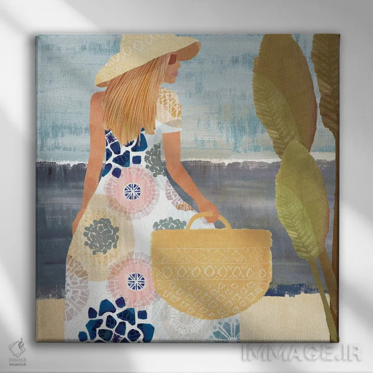 تابلو فرمنترا ۱ (جزیره در اسپانیا) اثر فلورا کوتا - نمای روبهرو روی دیوار