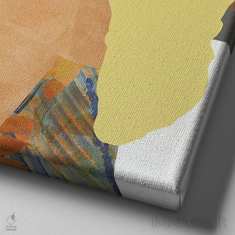 تابلو لاس سالیناس III اثر فلورا کوتا - نمای نزدیک بافت بوم