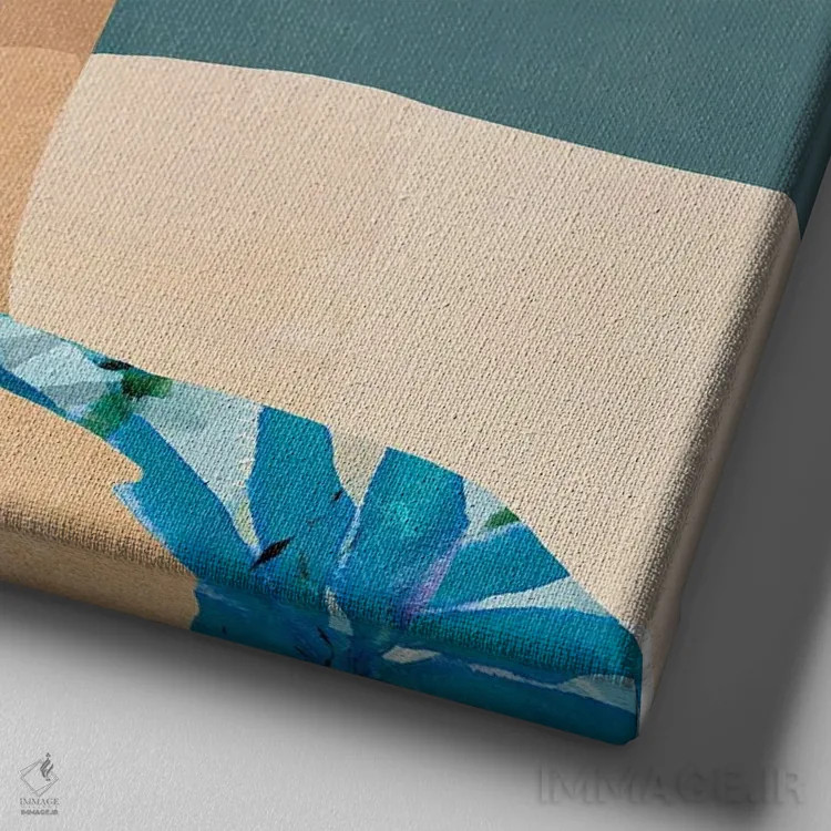 تابلو لاس سالیناس I اثر فلورا کوتا - نمای نزدیک بافت بوم