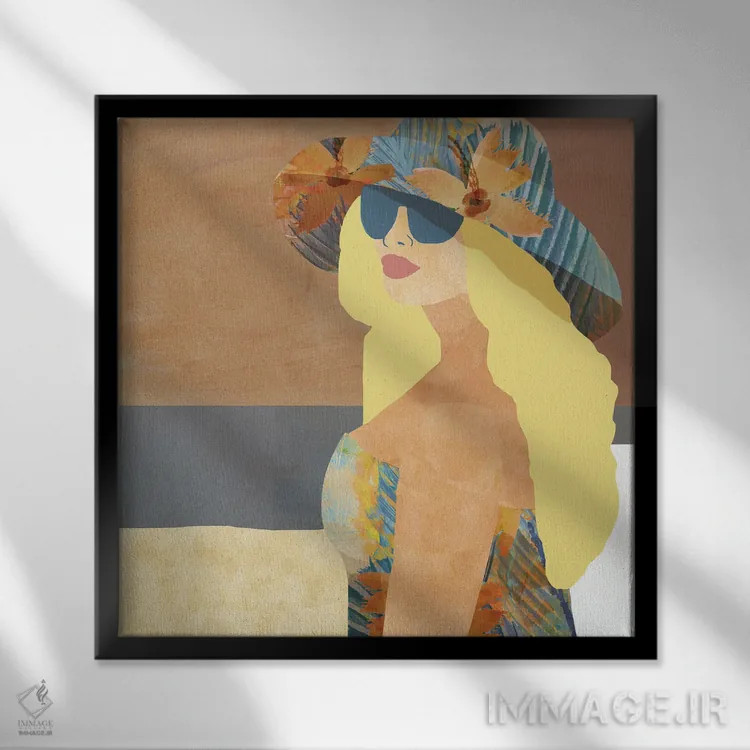 تابلو لاس سالیناس III اثر فلورا کوتا - نمای قابدار مشکی