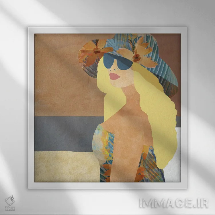 تابلو لاس سالیناس III اثر فلورا کوتا - نمای قابدار سفید