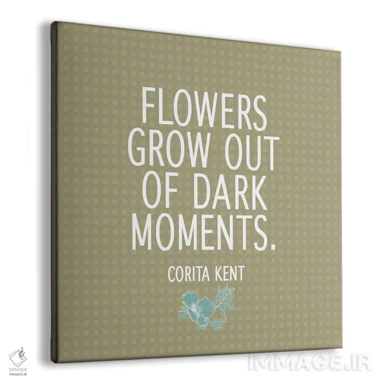 تابلو گلها و لحظات تاریک اثر فایو بای فایو کالکتیو - نمای پرسپکتیو محصول