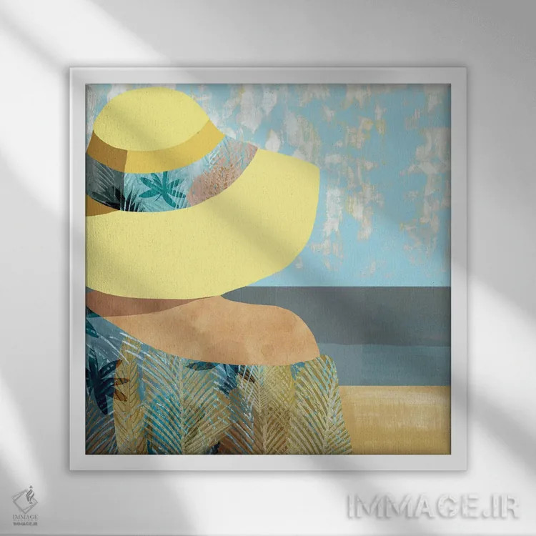 تابلو لاس سالیناس II اثر فلورا کوتا - نمای قابدار سفید