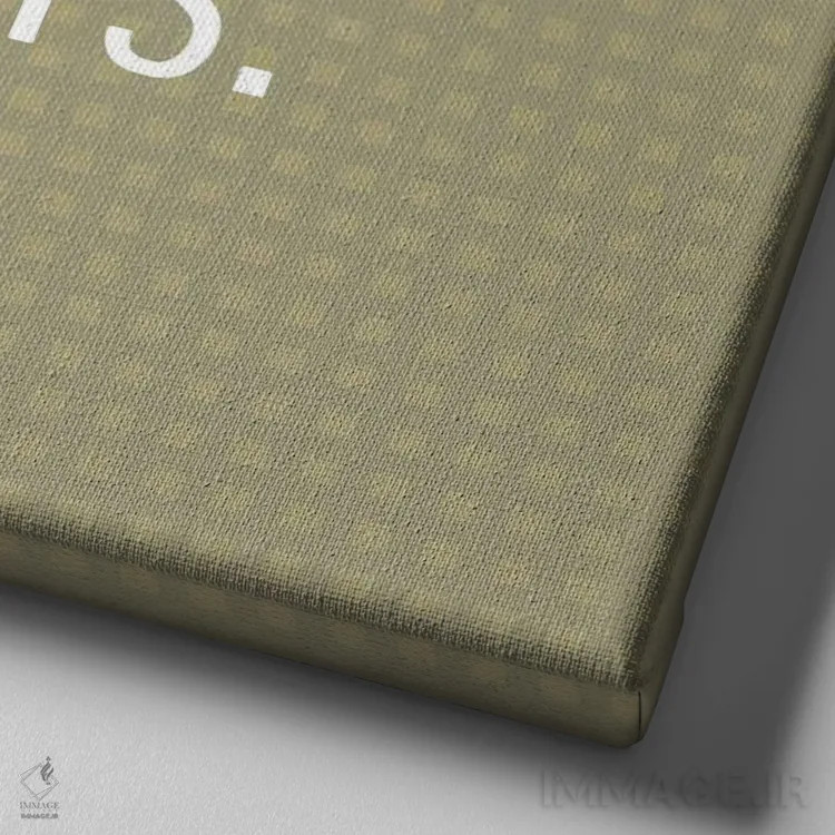 تابلو گلها و لحظات تاریک اثر فایو بای فایو کالکتیو - نمای نزدیک بافت بوم