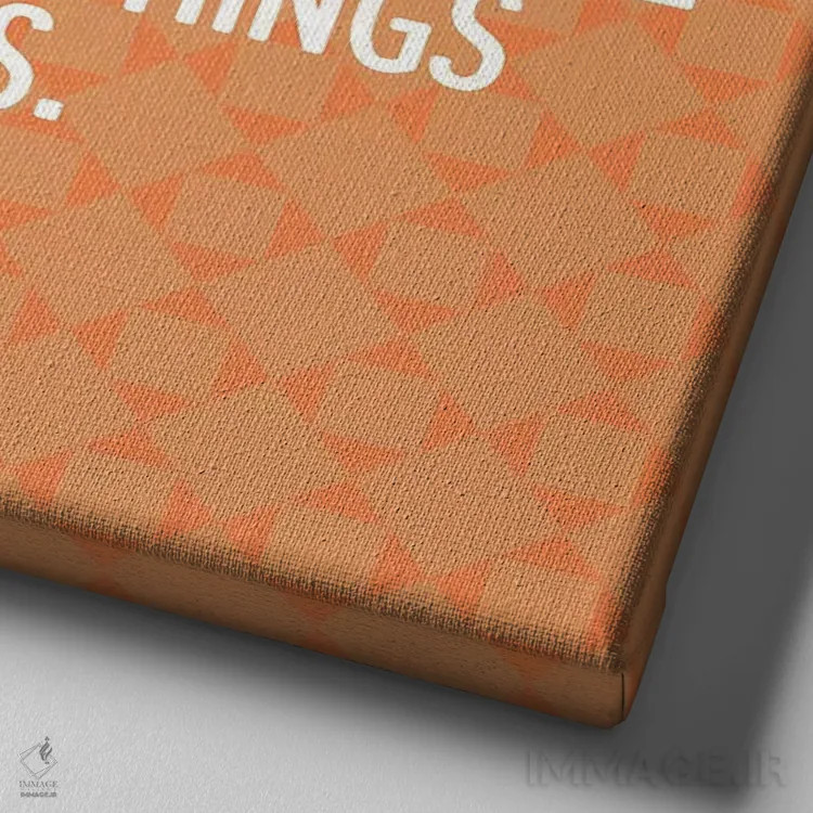 تابلو سیاره بدون گل اثر فایو بای فایو کالکتیو - نمای نزدیک بافت بوم