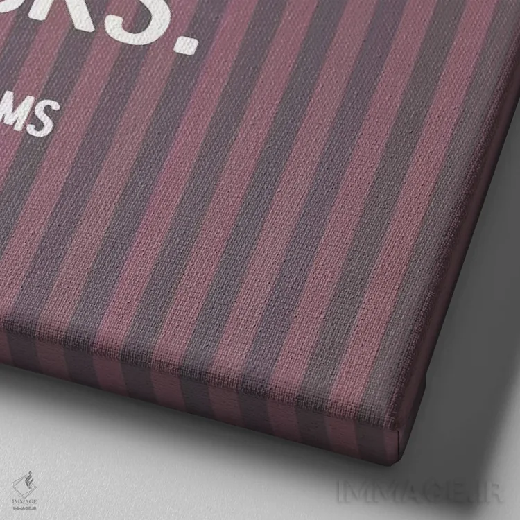 تابلو بنفشهها اثر فایو بای فایو کالکتیو - نمای نزدیک بافت بوم