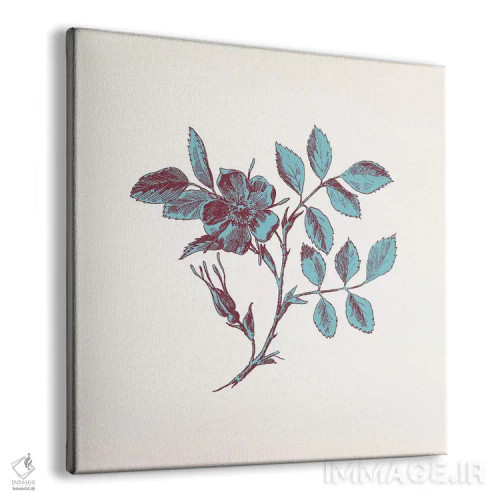 تابلو شاخه آبی اثر فایو بای فایو کالکتیو - نمای پرسپکتیو محصول