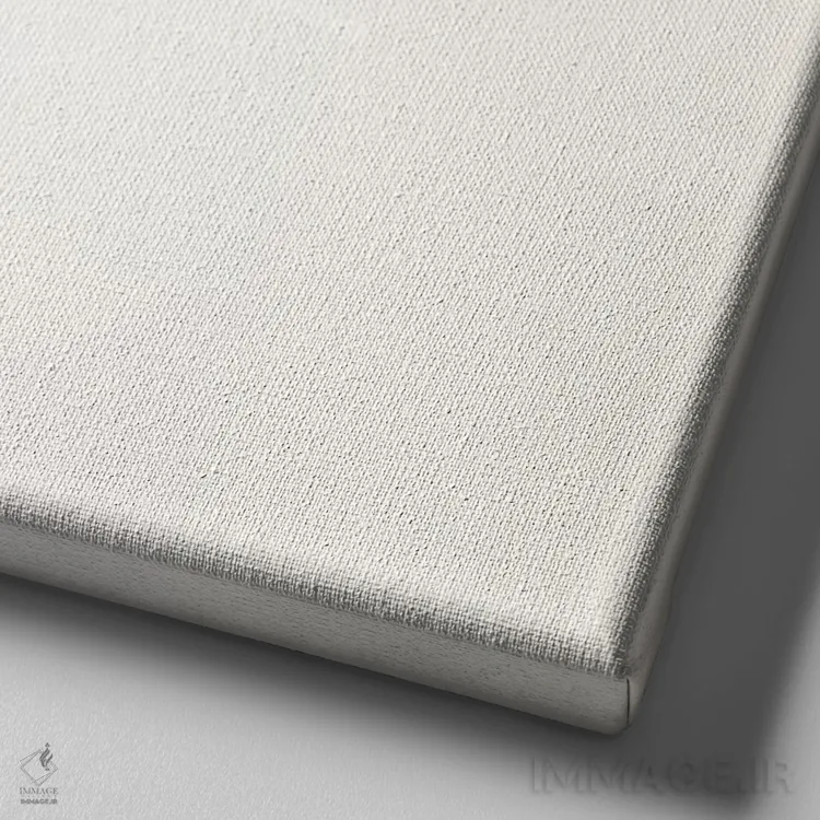 تابلو بنفشه (سبز و آبی) اثر فایو بای فایو کالکتیو - نمای نزدیک بافت بوم