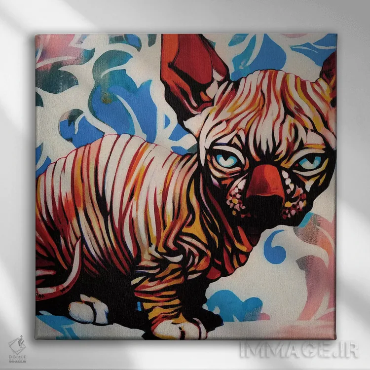 تابلو حسادت اثر فرنان مورا - نمای روبهرو روی دیوار