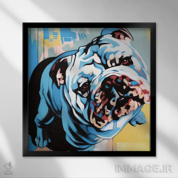 تابلو مطیع اثر فرنان مورا - نمای قابدار مشکی