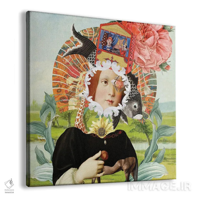 تابلو هارمونی (هماهنگی) اثر فن د فانتستیکا - نمای پرسپکتیو محصول