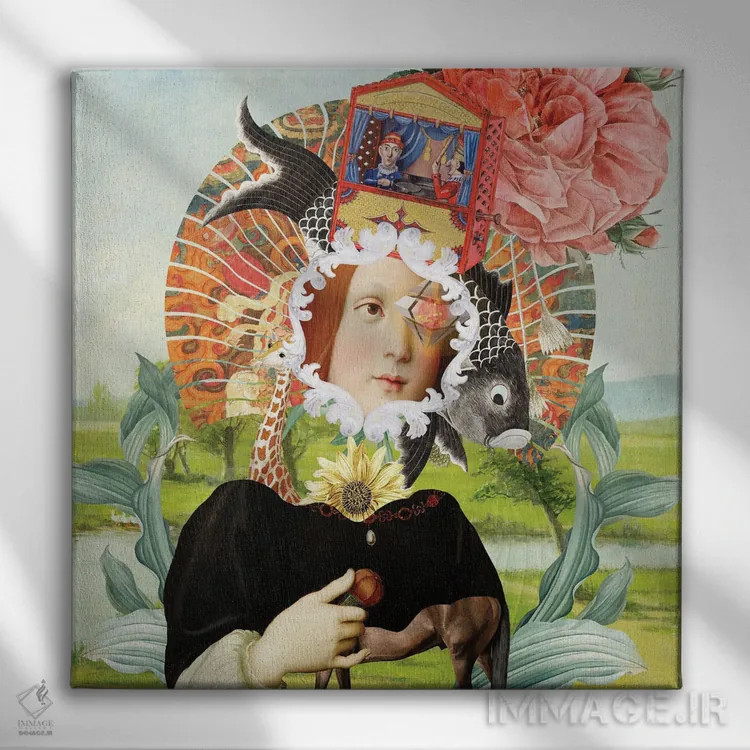 تابلو هارمونی (هماهنگی) اثر فن د فانتستیکا - نمای روبهرو روی دیوار