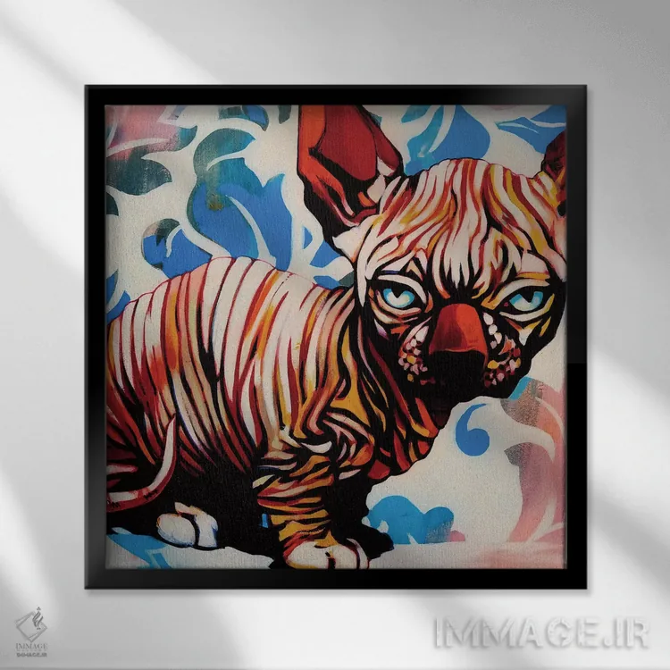 تابلو حسادت اثر فرنان مورا - نمای قابدار مشکی