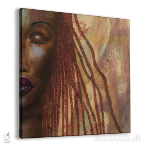 تابلو دختر با موهای قرمز بافته اثر فرد اودل - نمای پرسپکتیو محصول