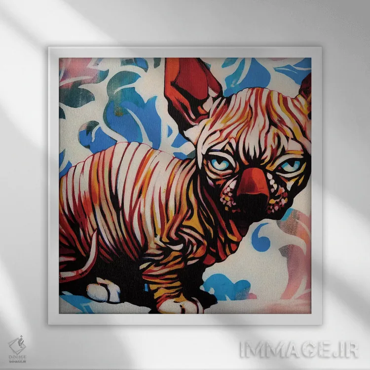 تابلو حسادت اثر فرنان مورا - نمای قابدار سفید