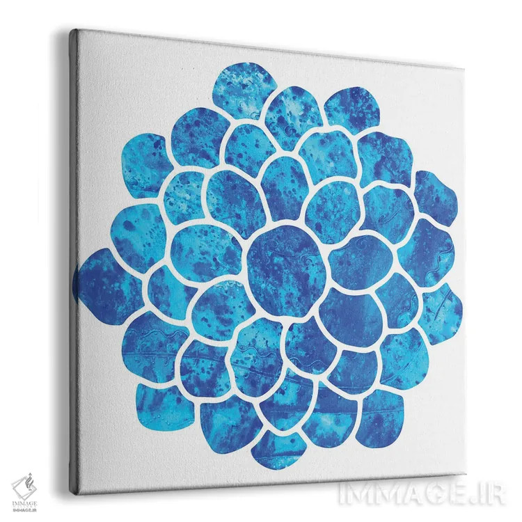 تابلو خوشه آبی اثر فرد اودل - نمای پرسپکتیو محصول