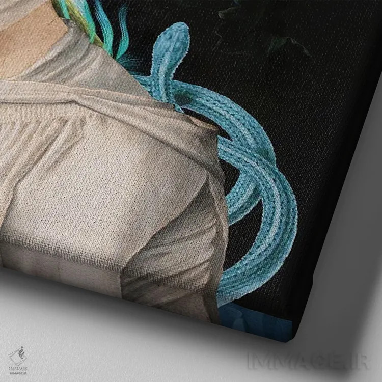 تابلو پژواکهایی از تاریکی اثر فن د فانتستیکا - نمای نزدیک بافت بوم