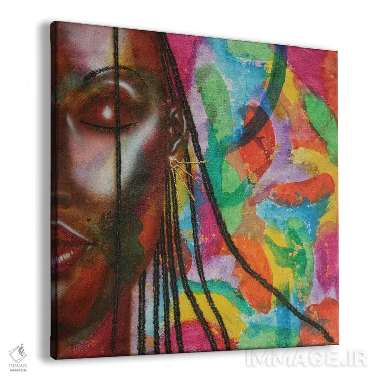 تابلو الهه زمین اثر فرد اودل - نمای پرسپکتیو محصول