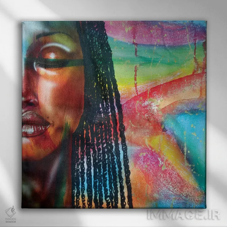 تابلو جشن اثر فرد اودل - نمای روبهرو روی دیوار