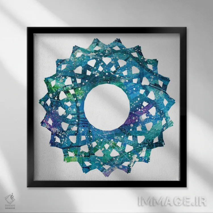 تابلو ماتریس جدید اثر فرد اودل - نمای قابدار مشکی