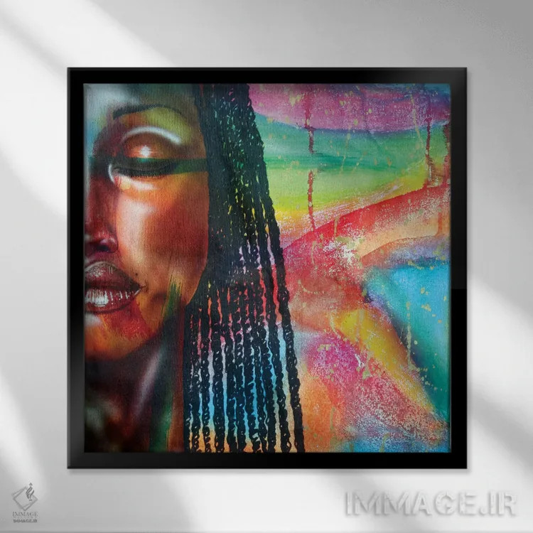 تابلو جشن اثر فرد اودل - نمای قابدار مشکی