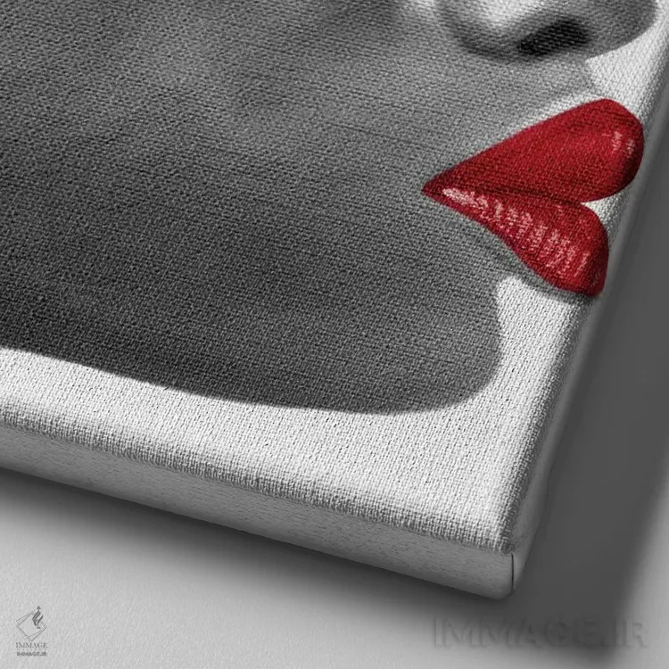 تابلو دختر نوبیایی اثر فرد اودل - نمای نزدیک بافت بوم