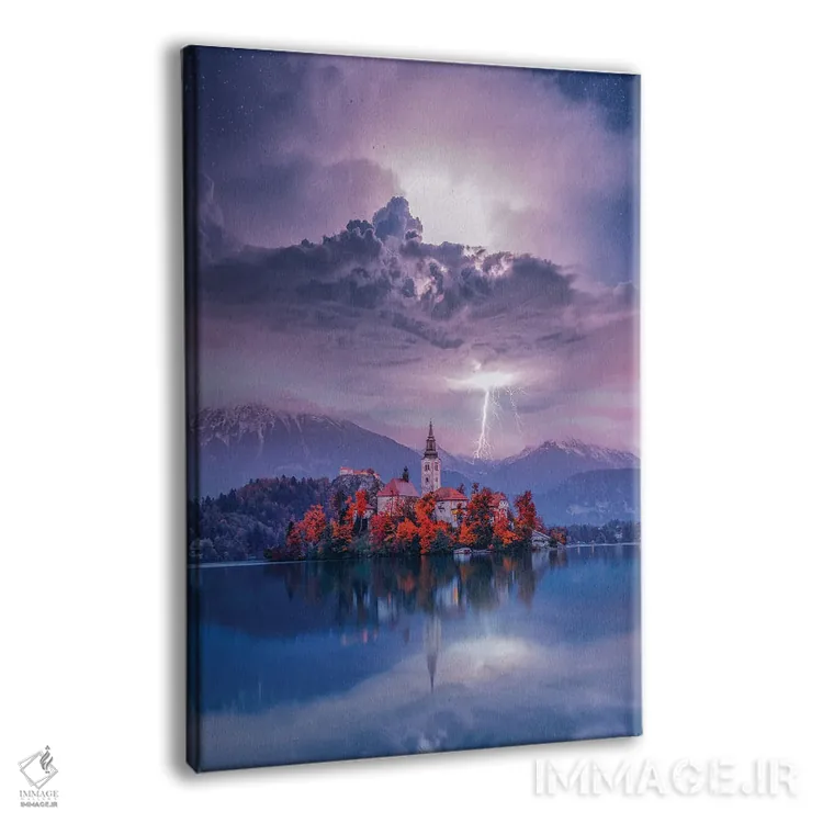 تابلو کمال دریاچه بلد اثر برنت شاونور - نمای پرسپکتیو محصول