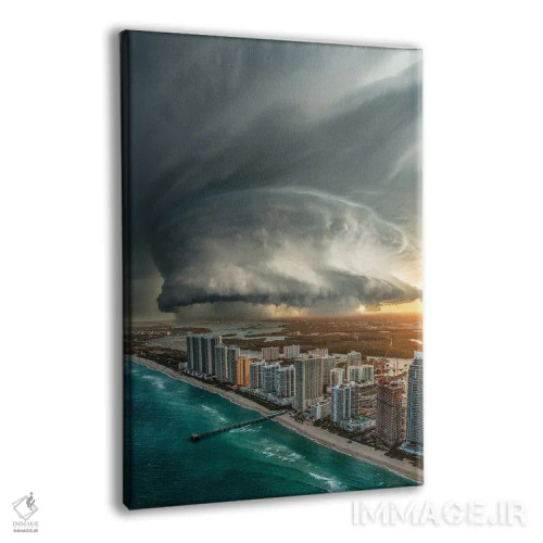 تابلو مصیبت ساحل میامی اثر برنت شاونور - نمای پرسپکتیو محصول