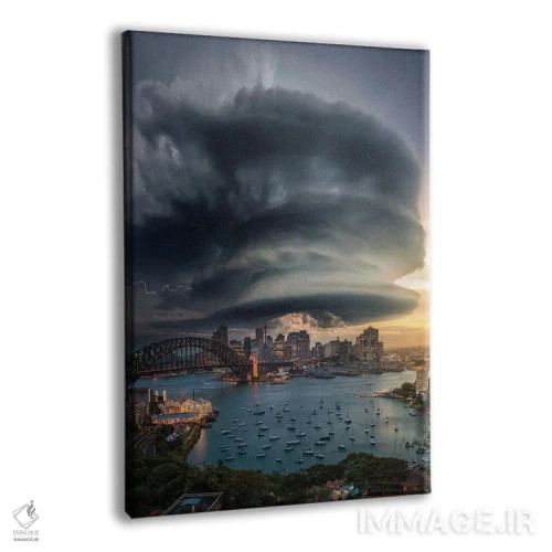 تابلو ابر ابرسلول سیدنی اثر برنت شاونور - نمای پرسپکتیو محصول