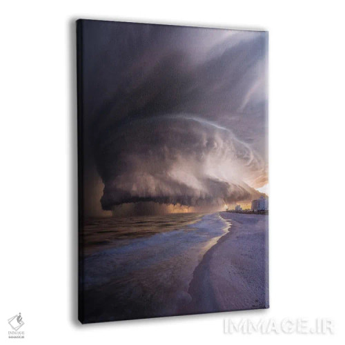 تابلو خشم ساحل پنساکولا (آمریکا) اثر برنت شاونور - نمای پرسپکتیو محصول
