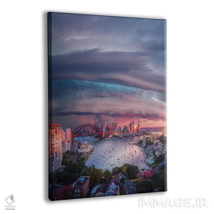 تابلو گردباد سیدنی اثر برنت شاونور - نمای پرسپکتیو محصول