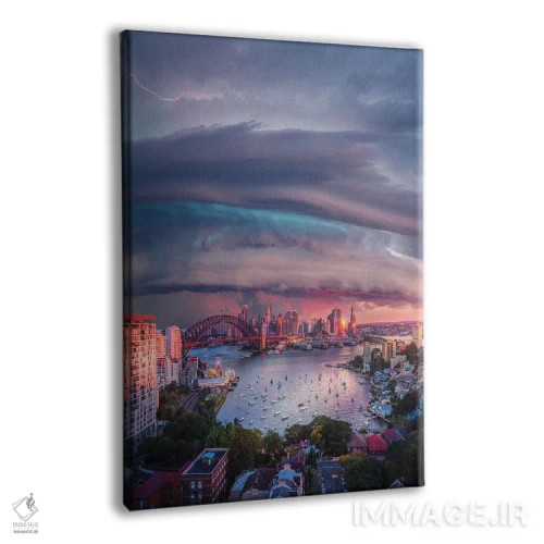 تابلو گردباد سیدنی اثر برنت شاونور - نمای پرسپکتیو محصول