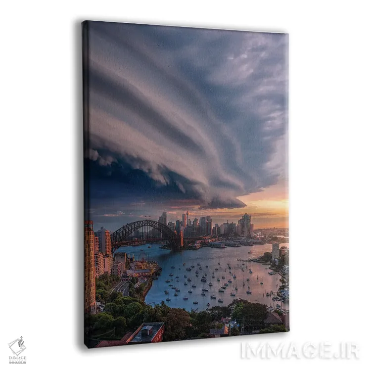 تابلو ابر طاقچهای سیدنی (استرالیا) اثر برنت شاونور - نمای پرسپکتیو محصول