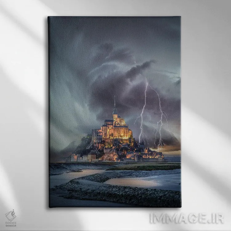 تابلو پیچش در کوه سنت مایکل اثر برنت شاونور - نمای روبهرو روی دیوار