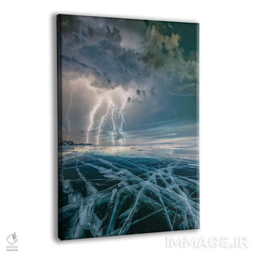 تابلو صاعقه یخی اثر برنت شاونور - نمای پرسپکتیو محصول