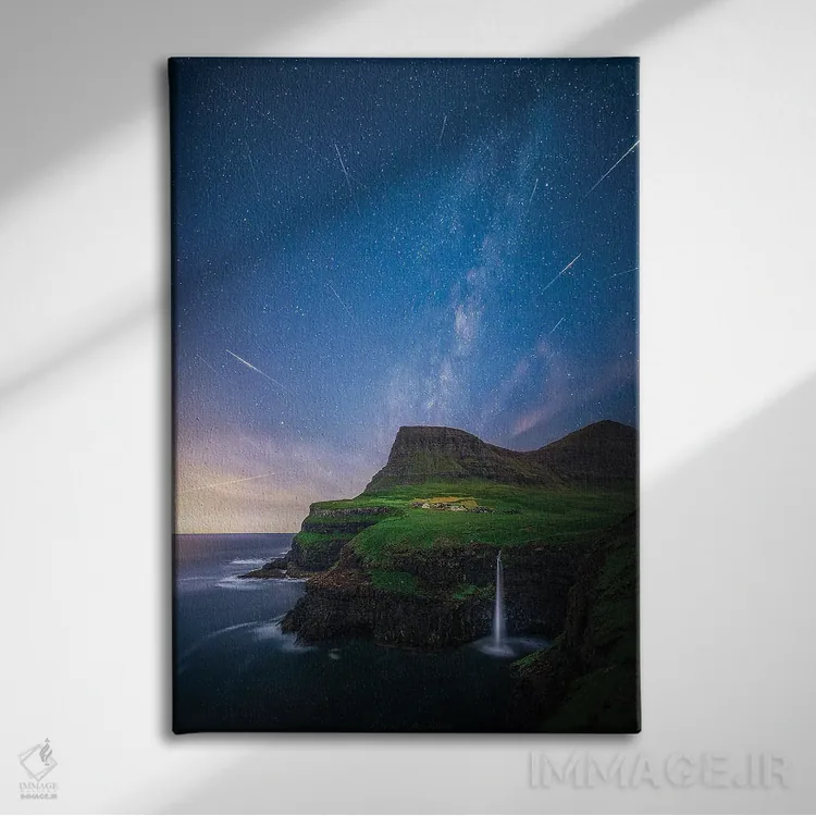 تابلو رویاهای دانمارک اثر برنت شاونور - نمای روبهرو روی دیوار