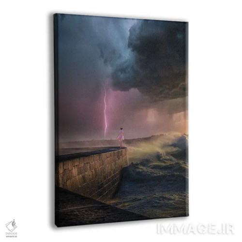 تابلو امواج لاتام (مکان) اثر برنت شاونور - نمای پرسپکتیو محصول