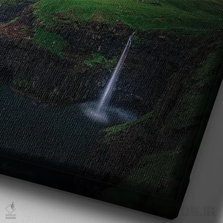 تابلو رویاهای دانمارک اثر برنت شاونور - نمای نزدیک بافت بوم