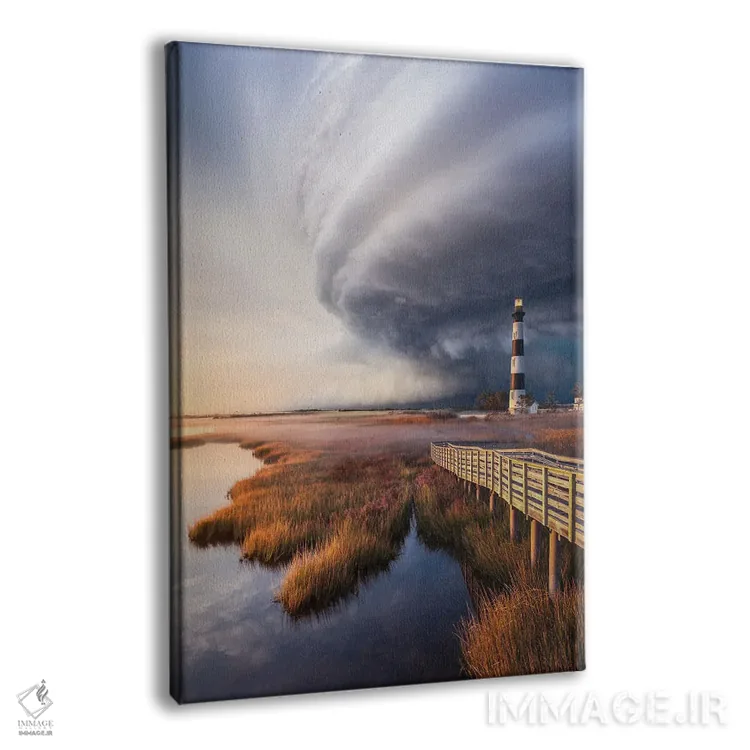 تابلو ابر ابرسلول اوتر بنکس (کارولینای شمالی) اثر برنت شاونور - نمای پرسپکتیو محصول