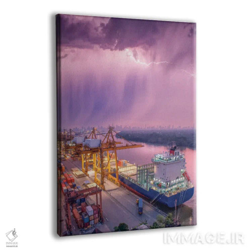 تابلو باران سیلآسای نیواورلئان اثر برنت شاونور - نمای پرسپکتیو محصول